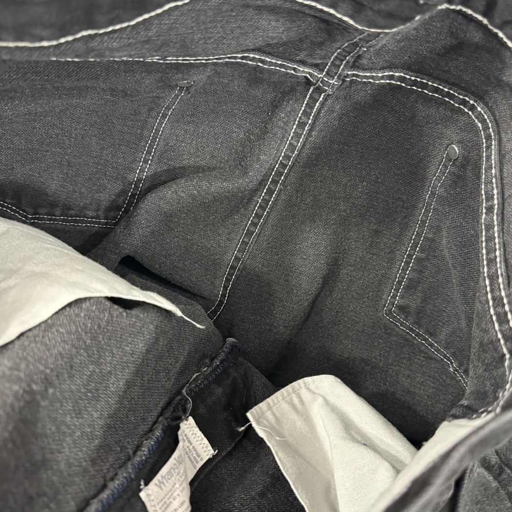 Vintage Wrangler Jeans Mens 38x32 13MWZWK Made In USA 90s Denim Western Straight - Picture 6 of 16